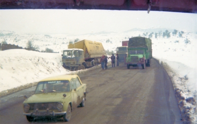 Dutch truck Andy tried to tow out, Bolu plateau