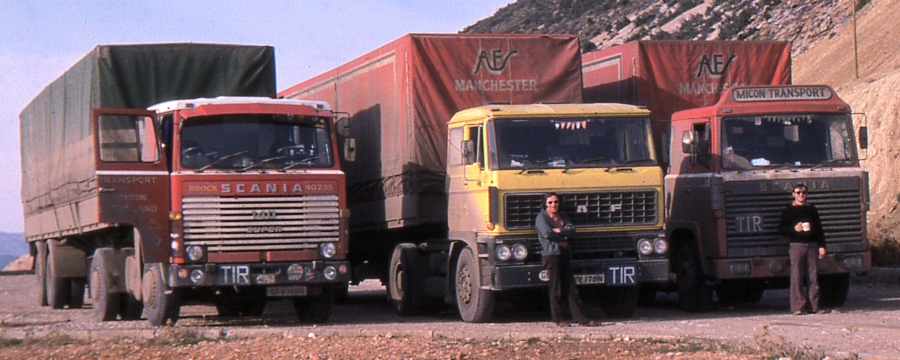 John Hallibone & Andrew West with GFV140N, GFE176N & KRM731L, nr Belen, southern Turkey